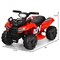 Costway 6V Kids ATV Quad Electric Ride On Car Toy Toddler with LED Light MP3